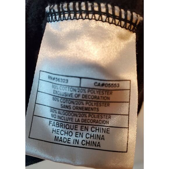 Vintage Nike Hoodie Hooded Sweatshirt Pullover Swoosh Logo Mens Youth XL Black - Picture 5 of 12